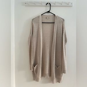 Gap loose knit long cardigan